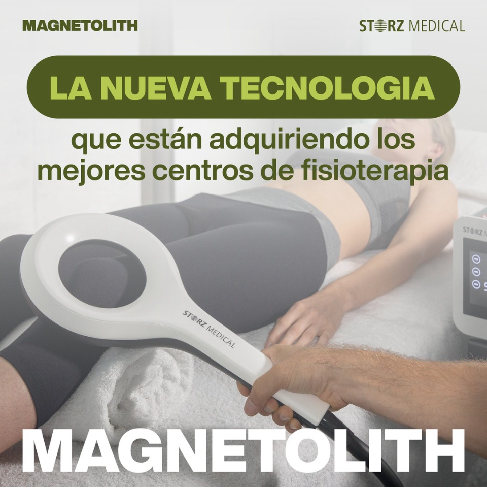 Tecnología Magnetolith para tratamiento de edema óseo con magnetoterapia avanzada en clínica FisioSpace Madrid